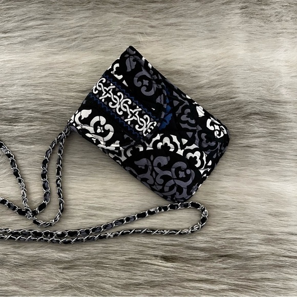 VERA BRADLEY Canterberry Cobalt Mini Cellphone Crossbody Chainlink Strap 2013 - Picture 12 of 14